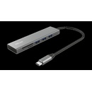 Trust Halyx Aluminium USB-C to 4-Port USB-A 3.2 Hub 24191