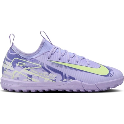 Nike Юношески футболни стоножки Nike Zoom Mercurial Vapor 16 Academy Astro Turf Football Boots Junior - Purple/Volt