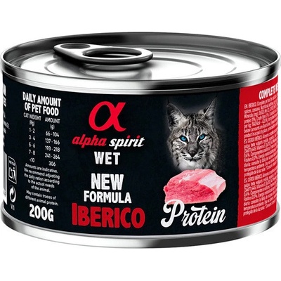 Alpha Spirit Cat Adult Iberico Pork Protein 200 g