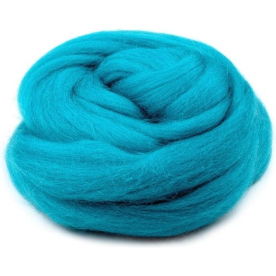 InBIO Vlna na plstění / ovčí rouno česané, 730340/16 20g, tmavě tyrkysová