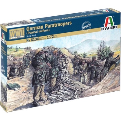 Italeri Němečtí výsadkáři v tropických uniformách WWII 1:72