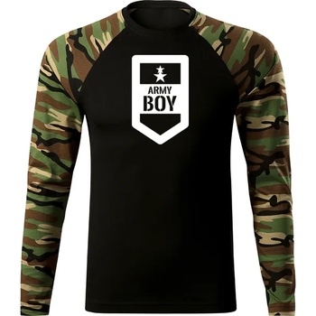 Image 1 of DRAGOWA FIT-T Тениска с дълъг ръкав Army Boy, woodland, 160 г/м2 (4553)