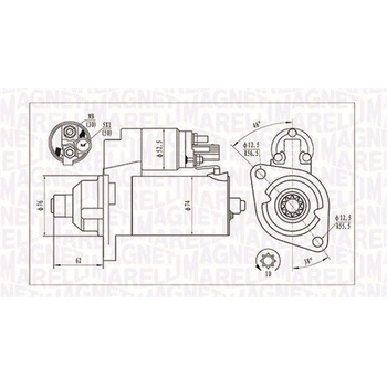 Štartér MAGNETI MARELLI MQS1323