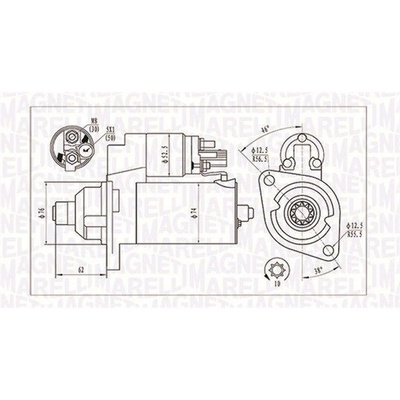 Štartér MAGNETI MARELLI MQS1323