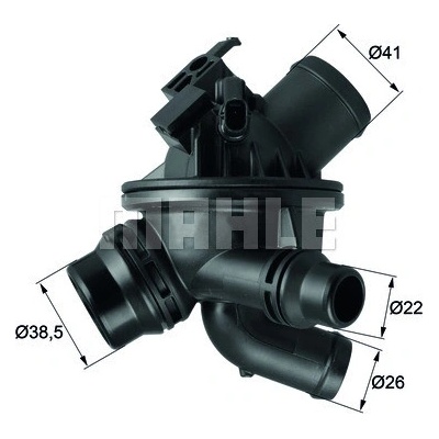 TM2197 MAHLE Termostat, chladivo