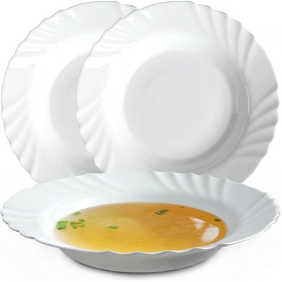 Hluboký talíř na polévku Kadax Bianco 23 cm