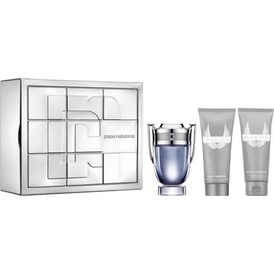 Paco Rabanne Paco Rabanne Invictus, Edt 100 ml + 100 ml balzam po holeni + 100 ml sprchový gél pánská
