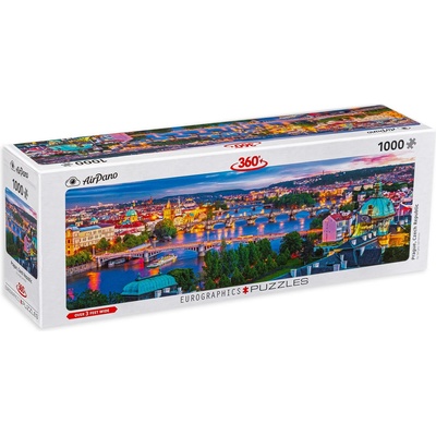 EUROGRAPHICS Панорамен пъзел Eurographics от 1000 части - Прага, Чехия (60105372)