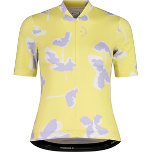 Maloja Дамска фланелка с къс ръкав за колоездене Maloja Women's HochgallM. 1/2 Cycling jersey - Moonlight Sunleaf (156-3045-0214)
