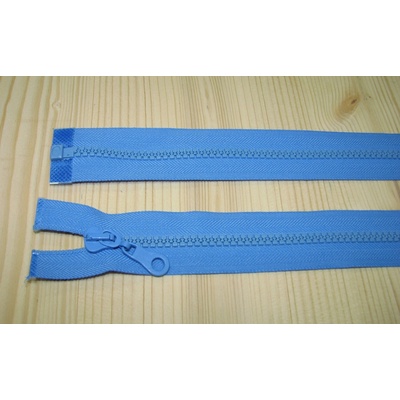 Zips kostenný modrá 5mm deliteľný 60cm