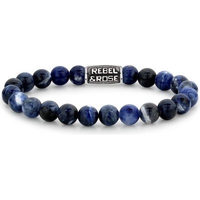 REBEL & ROSE náramok Midnight Blue Vintage RR-80096-V