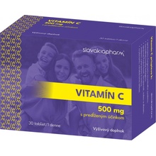 Slovakiapharm Vitamín C 500 mg s predĺženým účinkom 30 tabliet