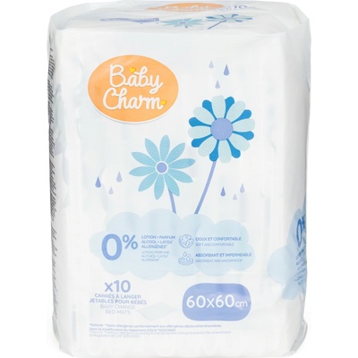 Baby Charm přebalovací podložky 60 x 60 10 ks – Zbozi.Blesk.cz