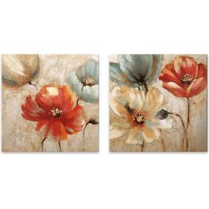 TopMebel " Flowers" TopMebel 2 картини на платно с дигитален печат 103x50x3cm