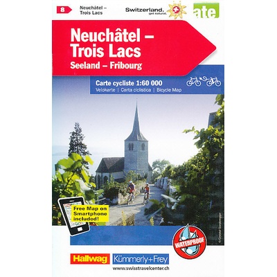 cyklomapa Neuchatel Trois Lacs 1:60 t.