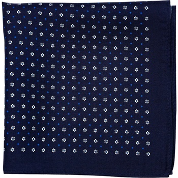 Bubibubi hodvábna vreckovka do saka Piave tmavomodrá