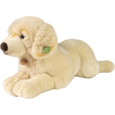 Rappa Плюшена играчка Rappa Еко приятели - Голдън ретривър, лежащ, 60 cm (211261)