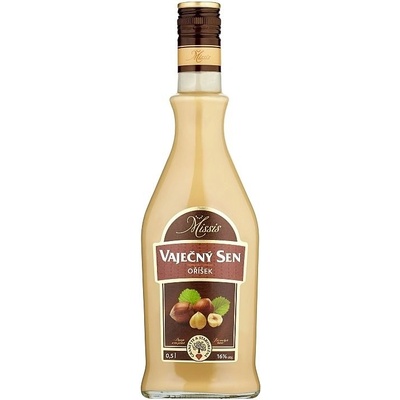 Missis Vaječný Sen Oriešok 15% 0,5 l (čistá fľaša)