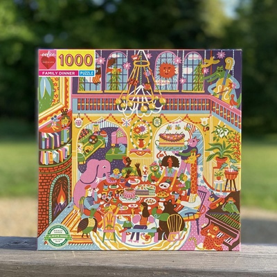 eeBoo - Puzzle Family Dinner Night - 1 000 piese