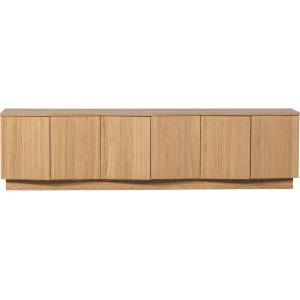 WOOOD Маса за телевизор от масивен дъб в естествен цвят 200x52x45 cm Zuma - WOOOD (375182-TP)