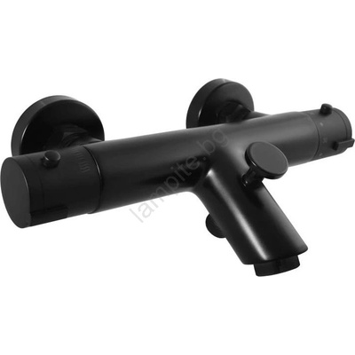 RAV SLEZÁK TRM54.5CMAT - Термостатен смесител за вана TERMO, матово черен (RV0147)