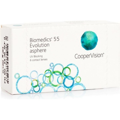 Cooper Vision Biomedics 55 Evolution 6 čoček – Hledejceny.cz
