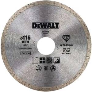DEWALT - Диамантен режещ диск за керамика 115х22, 2 мм DT3703 (DT3703)