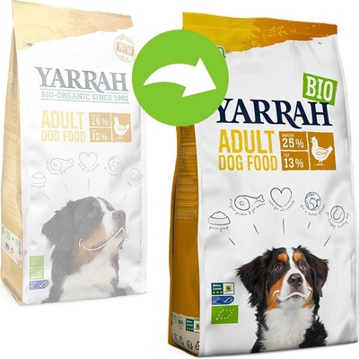 Yarrah Bio Adult s bio kuřecím masem 2 x 15 kg