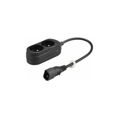 Jonex Backlooser for UPS 2-socket with/u 10A /H05VV-F 3x1 0, 3m/ with plug IEC C14 PS-PCU 270