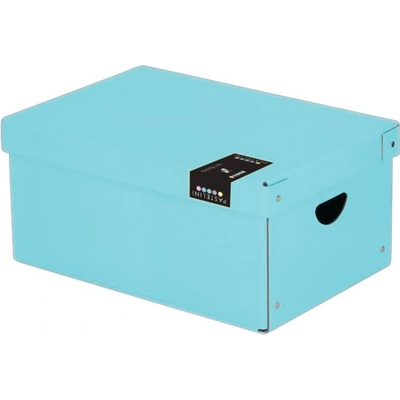 Karton P+P Krabice lamino velká PASTELINi modrá 35,5 x 24 x 16 cm 7-00921 Modrá
