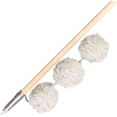 Trixie Udička s pompom loptičkam s catnipom 35 cm