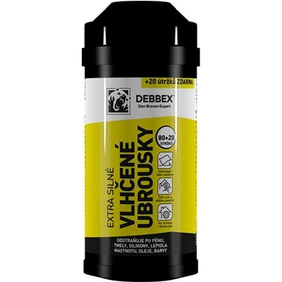 Debbex extra silné vlhčené ubrousky
