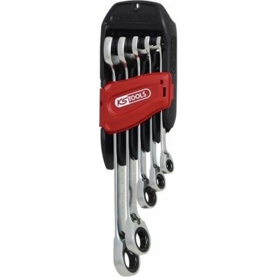 KS Tools Ráčna-sada klíčů očko-vidlice 503.4955