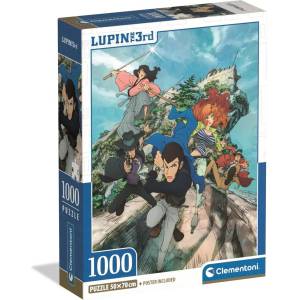 Clementoni - Puzzle Lupin III - 1 000 piese