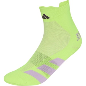 adidas Мъжки чорапи за бягане adidas Running Adizero Quarter Sock Running socks - Solar Yellow / Aurora Plum (207-2201-0314)