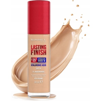 Rimmel London Lasting Finish 25H dlouhotrvající make-up SPF20 070 Sesame 30 ml