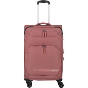 Travelite Пътен куфар Travelite Kick Off 4w M exp Rose Travelite | Rozov | МЪЖЕ | UNI
