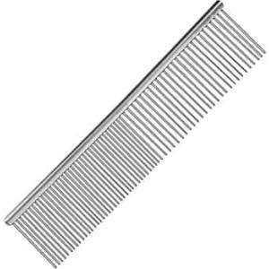 Nunbell Stainless Steel Dead Hair Removing Long Comb - Гребен за кучета и котки 19cm