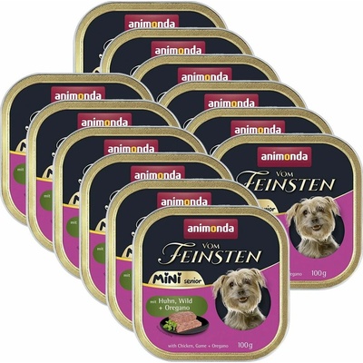 Animonda Vom Feinsten Senior Mini kuře zvěřina a oregano 12 x 100 g