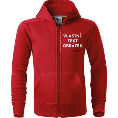 Malfini Trendy Zipper 412 červená