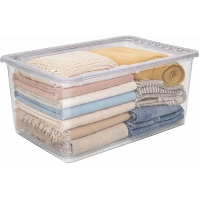 Keeeper Úložný box s vekom BEA Clearbox 43 l 59 x 39 x 27 cm