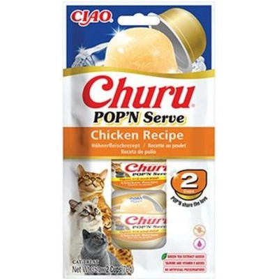 Churu Cat POP'N Serve Chicken Recipe 2 x 35 g