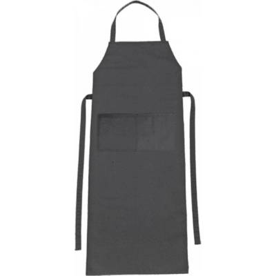 CG Workwear Zástěra Verona s laclem a kapsou 90 x 75 cm Šedá grafitová 90 x 75 cm CGW1146
