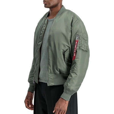 Alpha Industries MA-1 Heritage Bomber Jacket vintage green zelená