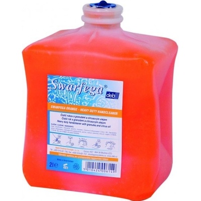 Deb čistič rukou s granulemi a citrusovým olejem Swarfega Orange 6 x 2 l