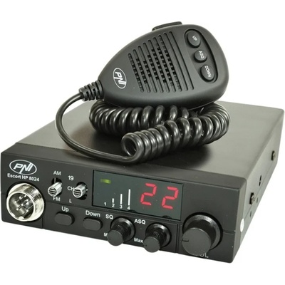 PNI Радиостанция CB PNI Escort HP 8024 ASQ, Регулируема мощност 12V-24V (PNI-HP8024)