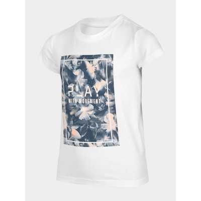 4F t shirt HJL22 JTSD006 bílá