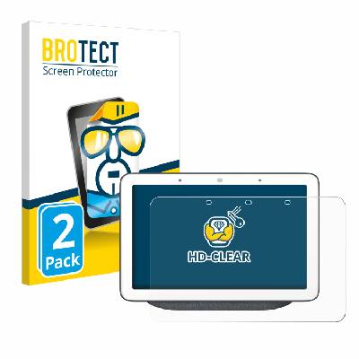 2x BROTECT Displayschutz-Folie pro Google Home Hub (2x čirá ochranná fólie BROTECT pro Google Home Hub)
