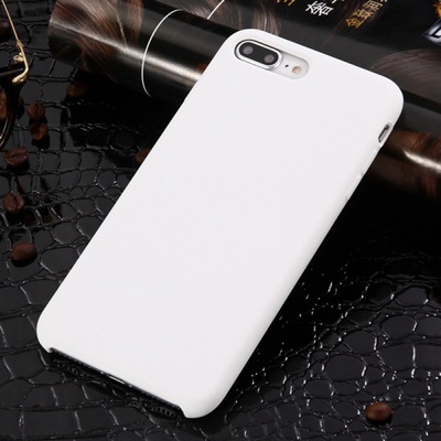 SES Extrapevné silikónové ochranné Apple iPhone 8 - biele