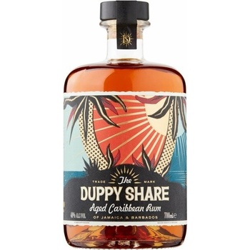 The Duppy Share Aged Caribbean Rum 40% 0,7 l (čistá fľaša)